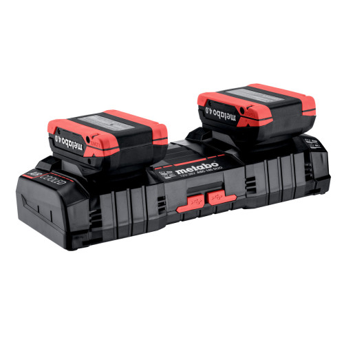 Nabíjačka dvojitá METABO rýchlonabíjačka ASC 145 DUO, 12-36 V, „AIR COOLED“, EU 