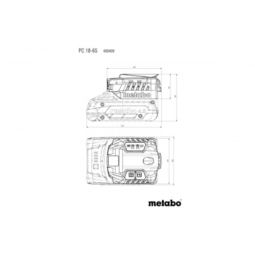 Power Changer - nabíjačka a powerbanka METABO PC 18-65