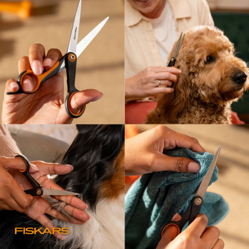 Nožnice rovné na detailné strihanie Fiskars Pet Care