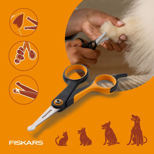 Nožnice na detailné strihanie psov a mačiek Fiskars Pet Care Nožnice na detailné strihanie psov a mačiek Fiskars Pet Care