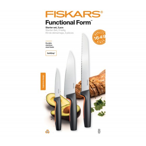 Štartovacia sada nožov FISKARS Functional Form, 3ks