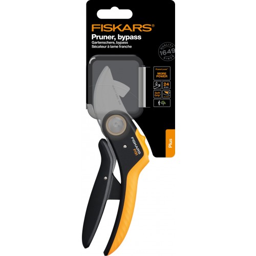 Dvojčepeľové záhradné nožnice FISKARS Plus P521