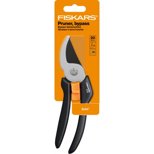 Dvojčepeľové záhradné nožnice FISKARS Solid P121