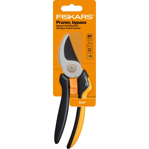 Dvojčepeľové záhradné nožnice FISKARS Solid P341