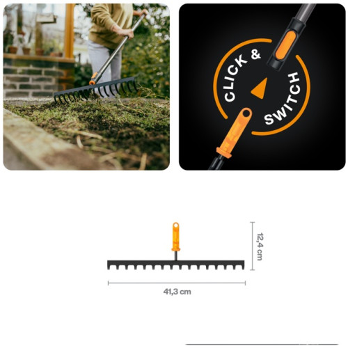 Hrable Fiskars OneClick, 16 zubov