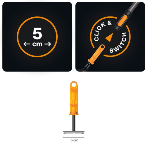 Obojstranná motyčka Fiskars OneClick Obojstranná motyčka Fiskars OneClick