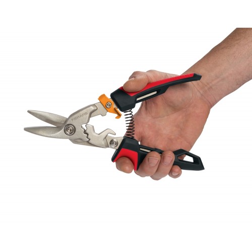 Prevodové nožnice na plech FISKARS PowerGear, ľavé