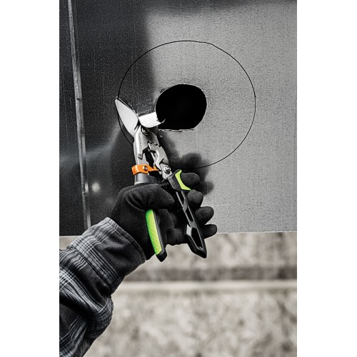 Prevodové nožnice na plech FISKARS PowerGear, offsetové pravé