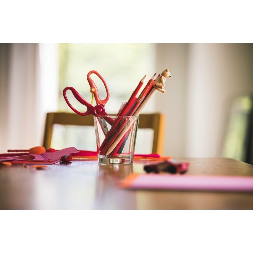 Tréningové detské nožnice FISKARS, červené