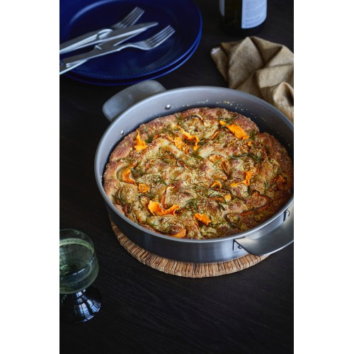 Zapekacia misa s pokrievkou FISKARS All Steel, 28 cm