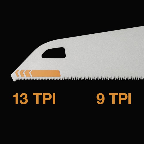 Univerzálna ručná píla FISKARS PowerTooth, 38cm, 9 zubov/palec