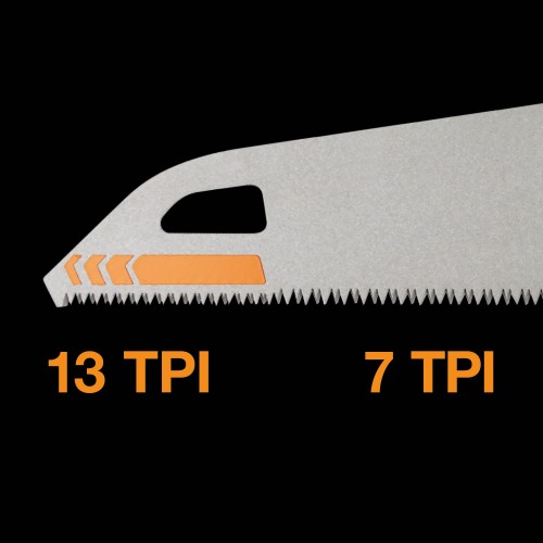 Univerzálna ručná píla FISKARS PowerTooth, 55cm, 7 zubov/palec