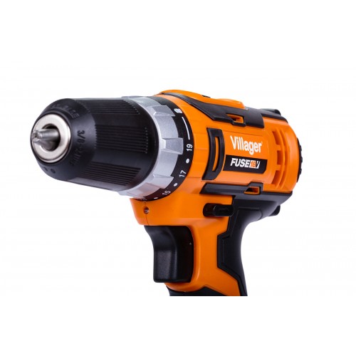 Aku skrutkovač VILLAGER FUSE VLN 3220 + aku rázový skrutkovač VILLAGER FUSE VLN 3420, 2x batéria, 1x nabíjačka