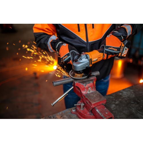 Akumulátorová uhlová brúska VILLAGER FUSE VLN 4320 (bez batérie a nabíjačky)