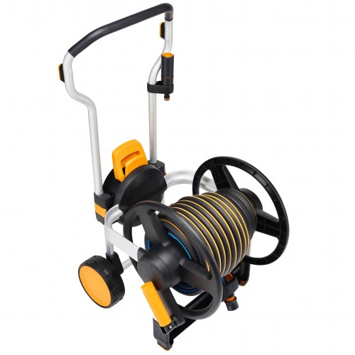 Manuálny bubon s kolieskami a hadicou FISKARS XL (všetko v jednom)