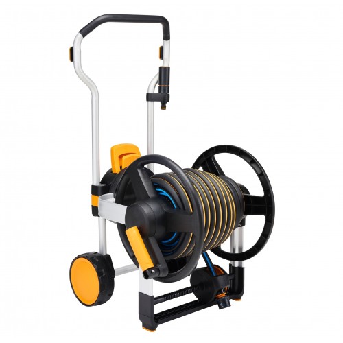 Manuálny bubon s kolieskami a hadicou FISKARS XL (všetko v jednom)