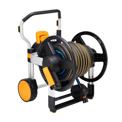 Manuálny bubon s kolieskami a hadicou FISKARS XL (všetko v jednom)