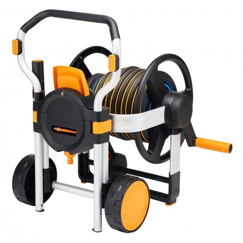 Manuálny bubon s kolieskami a hadicou FISKARS XL (všetko v jednom)