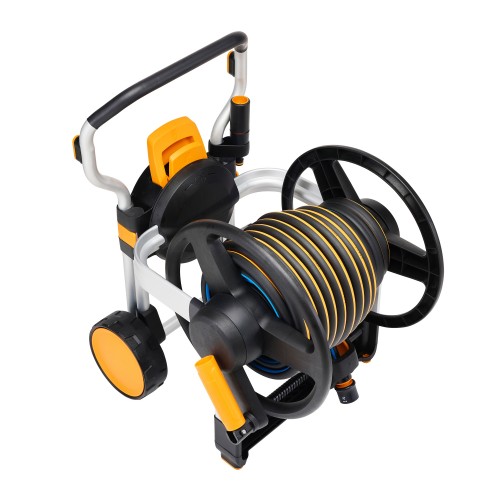 Manuálny bubon s kolieskami a hadicou FISKARS XL (všetko v jednom)