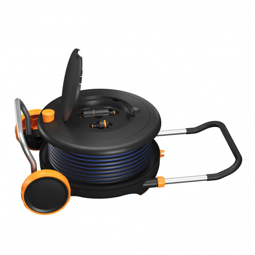 Vozík s bubnom a hadicou FISKARS L, 13 mm (1/2"), dosah 31,5 m