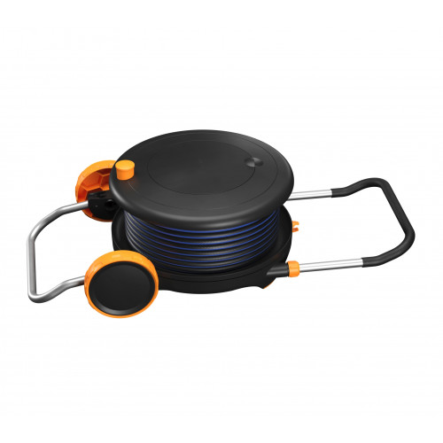 Vozík s bubnom a hadicou FISKARS M, 13 mm (1/2"), dosah 21,5 m