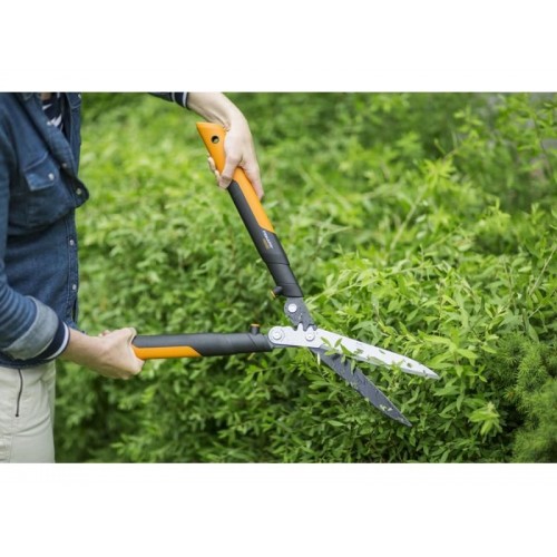 Nožnice na živý plot s obojstranným prevodom FISKARS PowerGear X HSX92