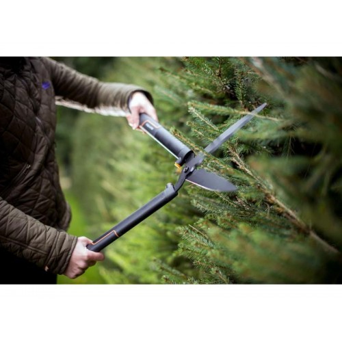 Nožnice na živý plot s vlnitým ostrím FISKARS SingleStep HS22